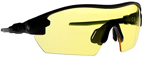 Model Geardo Shooting Glasses - Eye Protection For Shooting Range - Shooting Eye Protection For Men And Women - Ultra-Lightweight Frame - With Saddle Nose Bridge And Rubberize Nose Pads - (Yellow) #TOP7