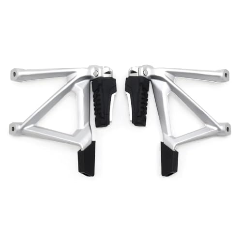 Support repose-pieds arrière moto argenté anti-vibration pour R1200 GS LC