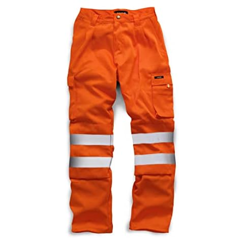 StandSafe Mens Hi-Vis Polycotton Combat Trousers EN20471 Yellow Cover