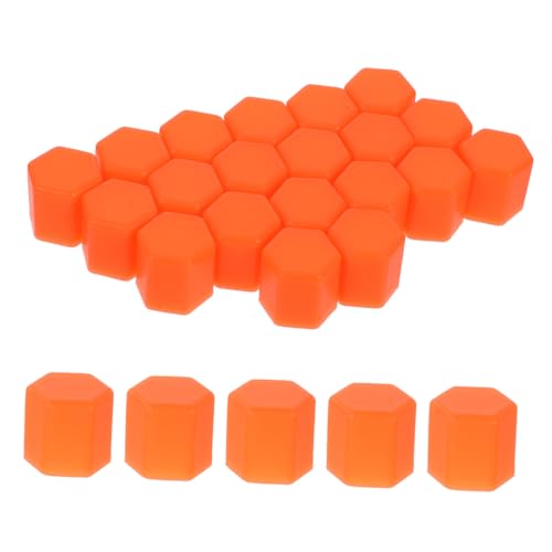 Cabilock 20Pcs Tire Wheel Nut Covers Lug Nut Caps for Enhanced Visibility Durable Protection Against Dust and Easy Installation for Car Decor