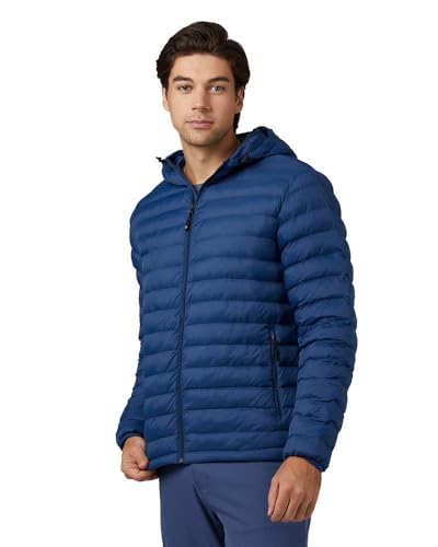 Image of 32 Degrees Men's Lightweight Recycled Poly-Fill Packable Jacket | Zippered Pockets | Layering | Water Repellent