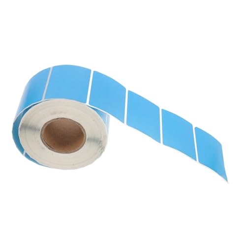 Papier thermique autocollant 60x40 mm rouleau étiquettes bleues étanches bureau