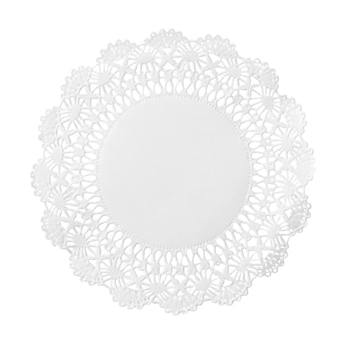Hoffmaster 500234 Cambridge Lace Doily, 5" Diameter, White (Case of 1000)