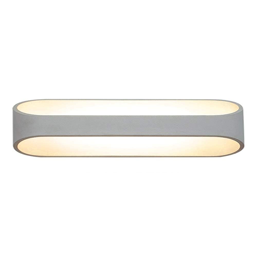 Apliques de interior de aluminio con iluminación arriba y abajo para pasillos y salones modernos