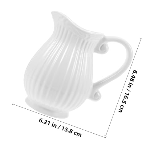Vase à fleurs céramique blanche style vintage plantes hydroponiques