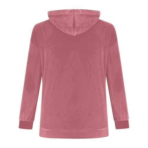 Girls Velvet Pullover Hoodies Fuzzy Soft Comfy Long Sleeves Oversized Sweatshirt Teens Kids Casual Fall Winter Hooded Shirts4