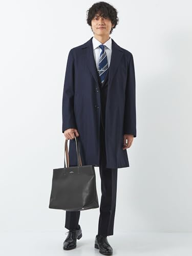 ユナイテッドアローズ グリーンレーベル リラクシング シボ レザーライク ジップ トート バッグ 31326990344 の商品画像 2