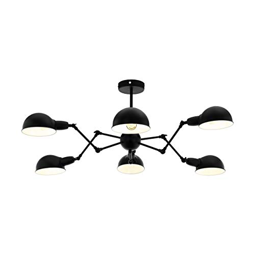 Preisvergleich Produktbild EGLO EXMOOR Hängeleuchte, Stahl, 60 W, schwarz