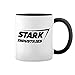 Stark Industries Iron Man Avenger Blanc tasse de café avec jante noire et poignée Mug