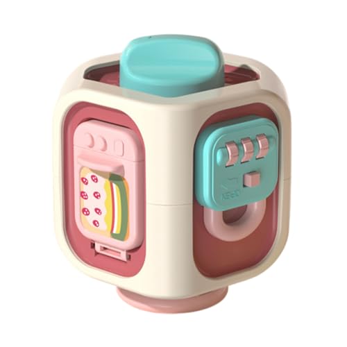 Cubo de Actividades,Juguetes Educativos | Cubo Ocupado Educativo Interactivo para Aprendizaje Sensorial y Desarrollo de Bebés y Niños Pequeños