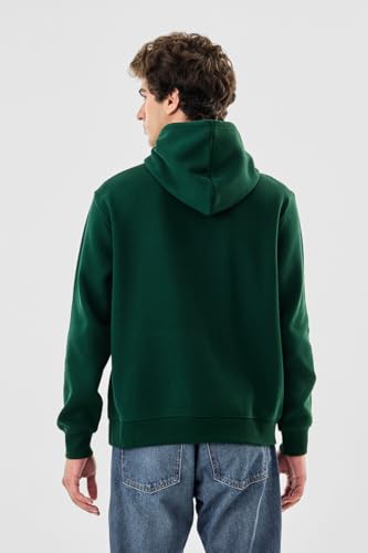Image of SNITCH Men Casual Hoodie| Oversized Fit Hooded Neckline with Graphic Print & Long Sleeve| Soft Cotton-Polyester Blend for Daily Winter Wear & Streetwear