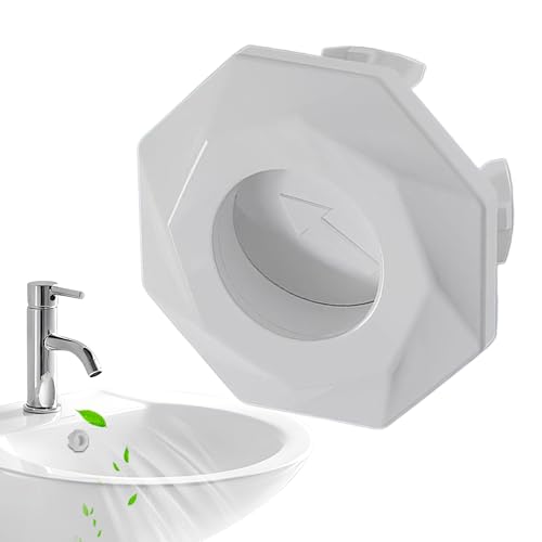 Tapón de rebosadero para fregadero – Fontanería estable anticaída – Tapón para insertar para el desagüe del fregadero para el acabado del borde, para baño, casa, dormitorio, hotel, restaurante