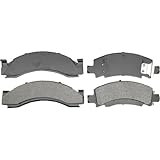 QuanzhiAuto 1 piece Front Disc Brake Pad Set for Chevrolet G30 1975 1976 1988 1989 1990 1991 1992 1993 1994 1995 1996 7.4L V8, for Workhorse FasTrack FT1801 2002 2003 6.5L V8