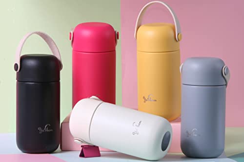 Yerbam 5.5Oz Mini Tumbler Stainless Steel Vacuum Insulated Water Bottle Double Wall Thermos Flask Small Size Bpa Free Leakproof (Gray) #TOP3