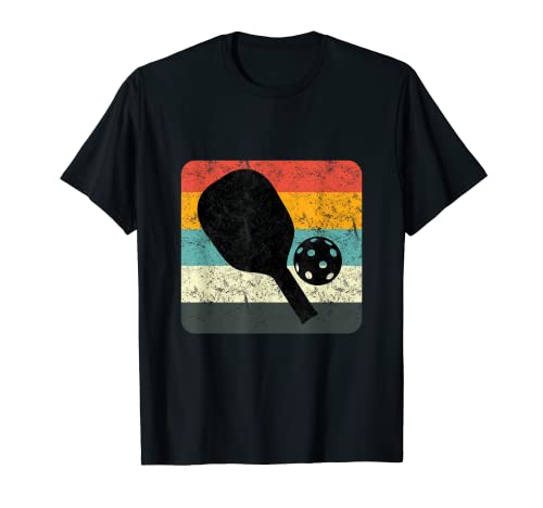 Retro Pickleball Silhouette, Vintage Pickleball T-Shirt