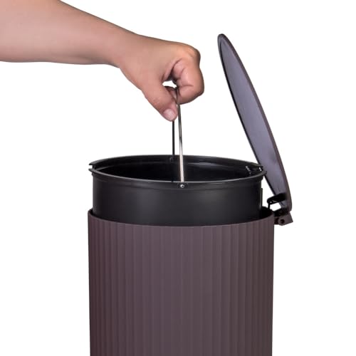 Image of Freelance Portofino Wastebin, Waste Storage Box, Dustbin, Trash Can, Brown