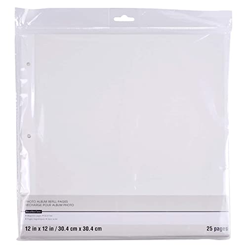 Michaels Photo Album Magnetic Refill Pages By Recollections™, 12”; X 12”; #TOP21