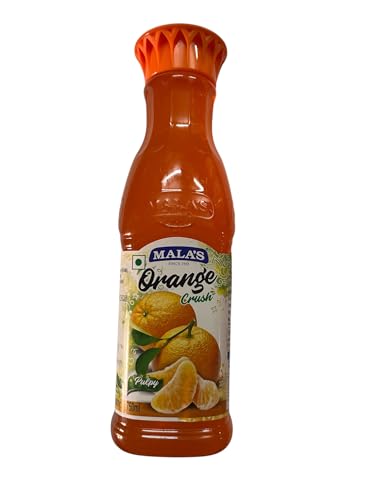 Image of Mala's Orange Crush, 750 ml Pet Bottle (Pack of 2)