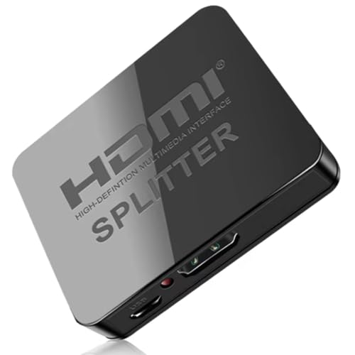 Divisor HDMI 4K para monitores duales con soporte completo de imagen en formato 3D y 1080P