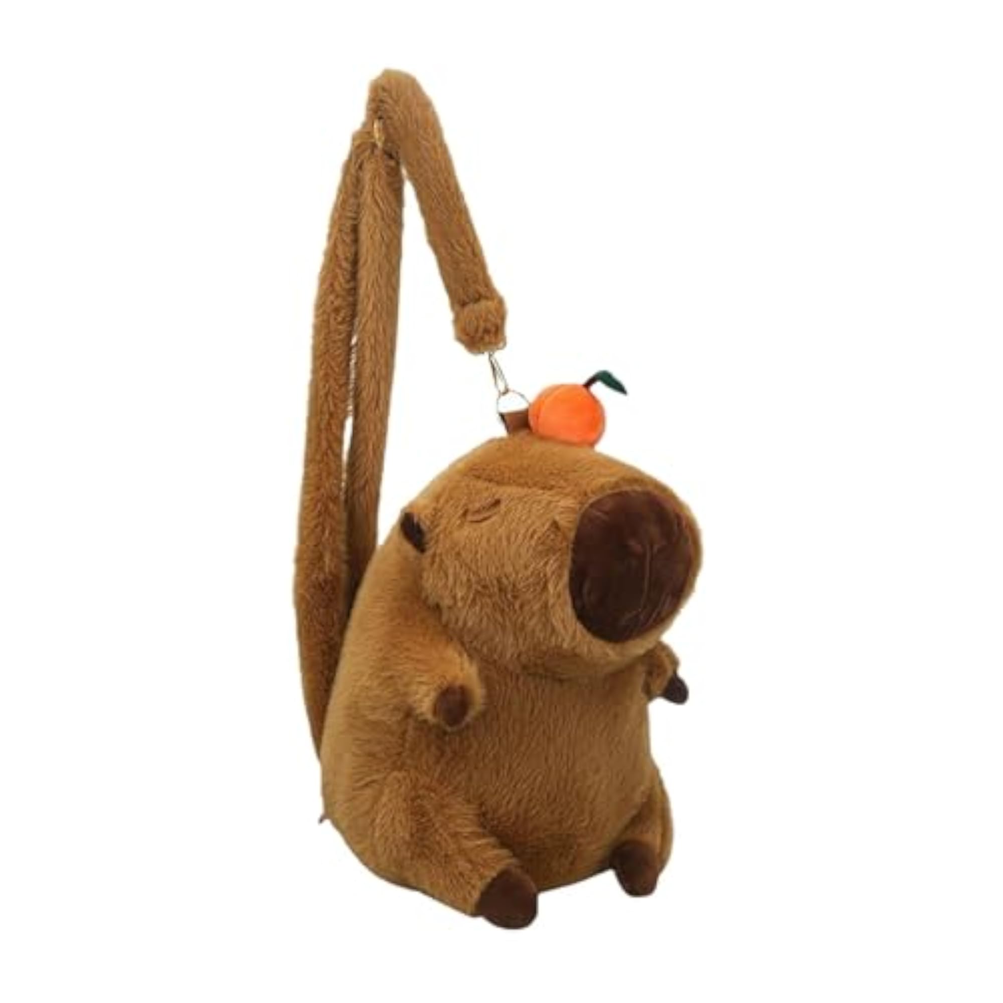 Plush Capybara Backpack for Kids, Lightweight Daypack