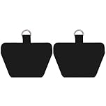 COCASES 2 Pieces Self-Adhesive Phone Lanyard Tether Patch, Black