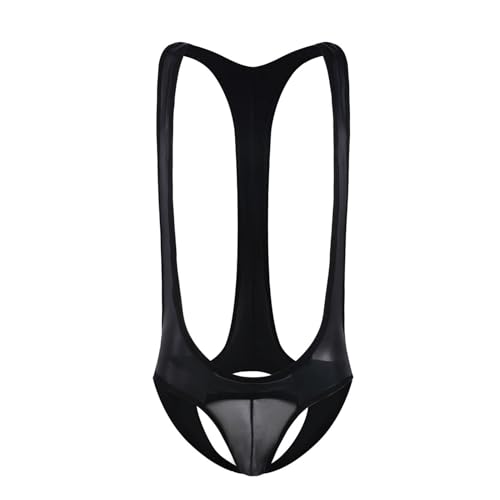 YUFEIDA Men's Jockstrap Leotard Underwear Jumpsuits Wrestling Singlet Bodysuit Comfy Touch Lightweight Shapewear