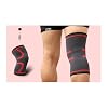Compression Knee Brace for Women Men - 2 Pack Knee Compression Sleeve Support for Running Walking Knee Pain Arthritis (Red,X-Large)