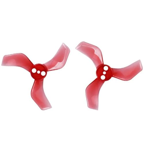 Hélices de 3 aspas de 40mm micro repuestos para drones de carreras FPV orificio 1.5mm