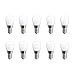 JiuRui LED Lampadine 10pcs / lot. E14 3W AC220V. Lampadina del frigorifero impermeabile caldo/bianco freddo PORTATO Lampada for frigorifero/macchina da cucire (Colore : Milky cover)