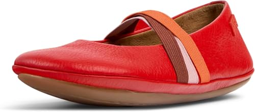 Camper Baby Girls Right K800603 Ballet Shoes, Bright Red 002 TWS, 8 Infant