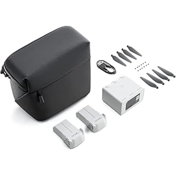 Kit genuíno DJI Mini 3, 3 Pro Fly More (inclui duas baterias de voo inteligentes de 2453 mAh, hub de carregamento bidirecional, bolsa de ombro, hélice, 2 pares)