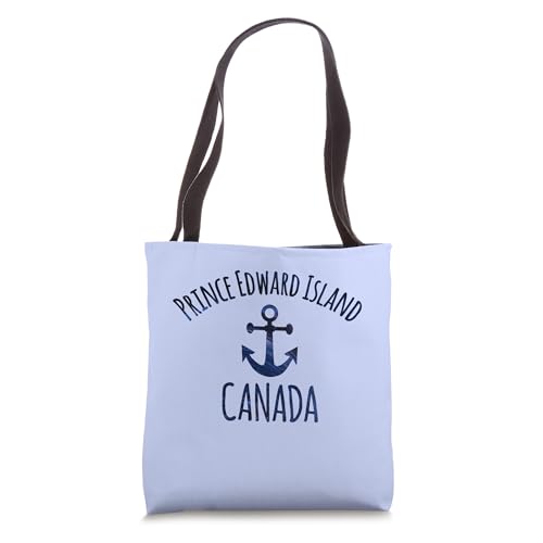 Bolsa Tote Ancla Náutica Costa de Prince Edward Island miniatura 1