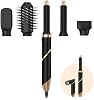 Set de cepillo secador TAHSHINE, estilizador de cabello 5 en 1, secador eléctrico con cepillo, rizador automático, cabezales desmontables para alisar y rizar, secador plegable 2