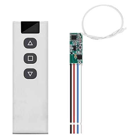 12V DC Motor Drive Forwards and Reverse Controller Module Switch, DC 3V~18V 433Mhz RF Wireless Remote Electric Push Rod Motor Controller for Rolling Door, Electric Curtains/Locks, Water Pump Cover