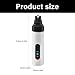 Silent Groom Pro Nail Grinder with 3-Level Battery Indicator – Ultra-Quiet (<40dB) Electric Pet Nail Trimmer for Small & Large Dogs | 2-Speed (6050-7700RPM) & Quick Sensor |USB Rechargeable