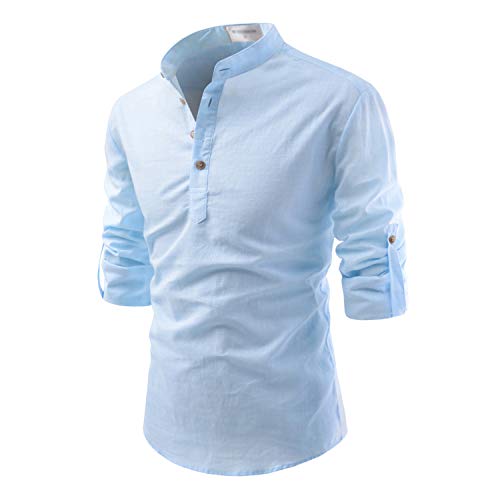 Image of Cotton 4 Button Kurta For Men