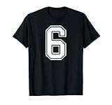 Number 6 Fan Player Jersey Style #6 Men Women Kids T-Shirt