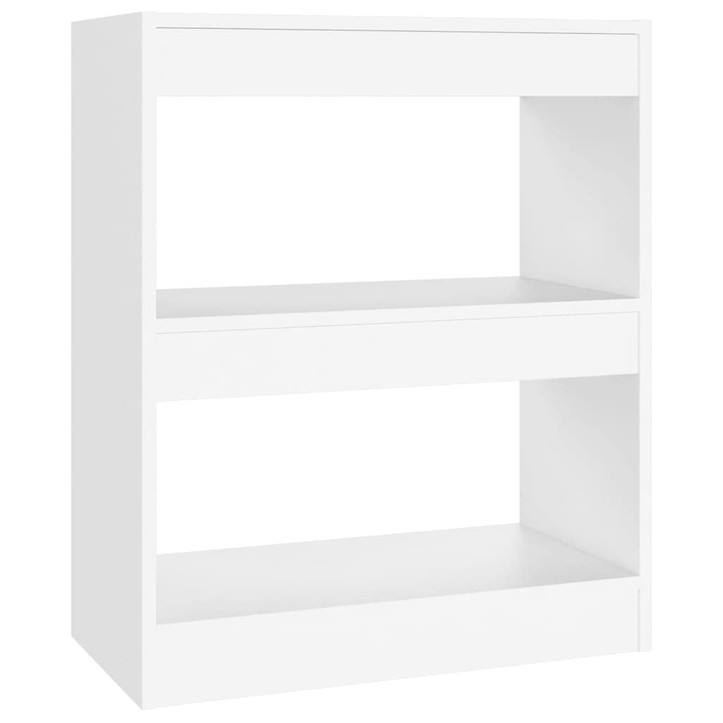Estantería de madera moderna estrecha blanca de 72 cm para pasillo