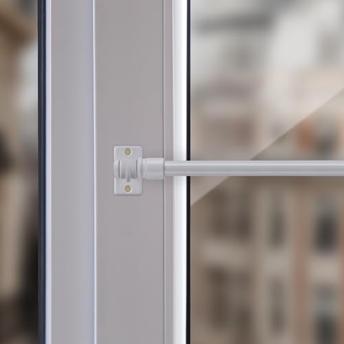 Cafehausstange (Weiß / 125-225cm), Gardinenstange 50 bis 225 cm Länge...