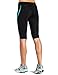 Mizuno Women's Exodus 1/2 Tight, Black/Green, Small