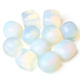 DUQGUHO Opal Crystals Bulk Natural Irregular Polished Stones Tumbled Crystals Gemstone Rocks for Beginners Gift 200g