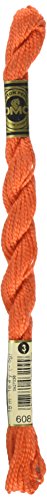 Hilo de Algodón Perla DMC 115 3-608 Naranja Brillante miniatura 1