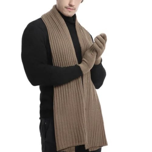 Cachecol de Lã Acrílica Masculino | Quente e Sofisticado | Moda Inverno para Homens