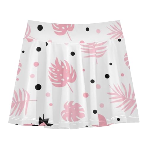 Joisal Girls Skorts Athletic Shorts Skirts with Shorts Cute School Cute Pink Dinosaurs White 3t