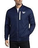 Reebok - chamarra bomber para hombre, chamarra cortavientos con cierre aislada, para hombre, chamarra ligera casual de...