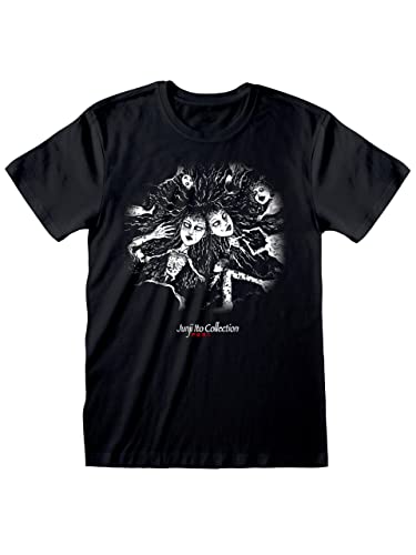 Junji Ito T-Shirt Mens Tomie Crawling Tee Short Sleeve Top Black Large