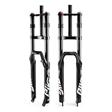 Horquilla Delantera con Bloqueo de Amortiguador de Aire de Liberación Rápida de Doble Hombro para Bicicleta de Montaña de 26, 27,5 y 29 Pulgadas A,27.5 Inches