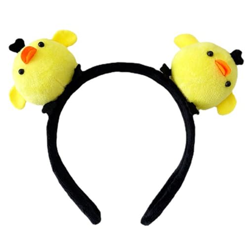 3D Chicken Plush Hairhoop For Party Face Washing Headband Party Headwear Girl Lovely Hairband Kids Funny Headpieces
