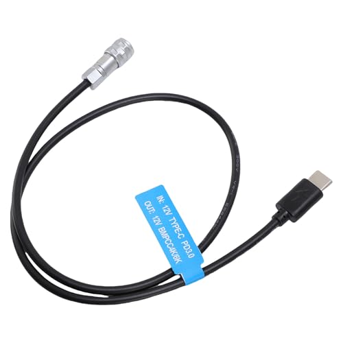 Cable de alimentación USB C para BMPCC con protección de seguridad y alta durabilidad 2