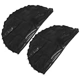 Tofficu 2 Piezas Colchoneta de Salto para Cama Elástica de Exterior Resistente al Tiempo 36 Anillas en V y Material PP para Juegos en Jardín y Diversión Segura